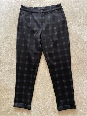 Liverpool Women’s Black Plaid Pants Size 4/27